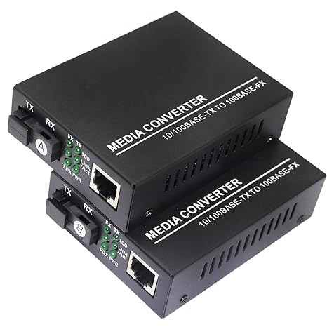 NetLink HTB-1100S Optical Media Converter SC Fibre – 10/100Mbps RJ45 Single Mode – 25KM
